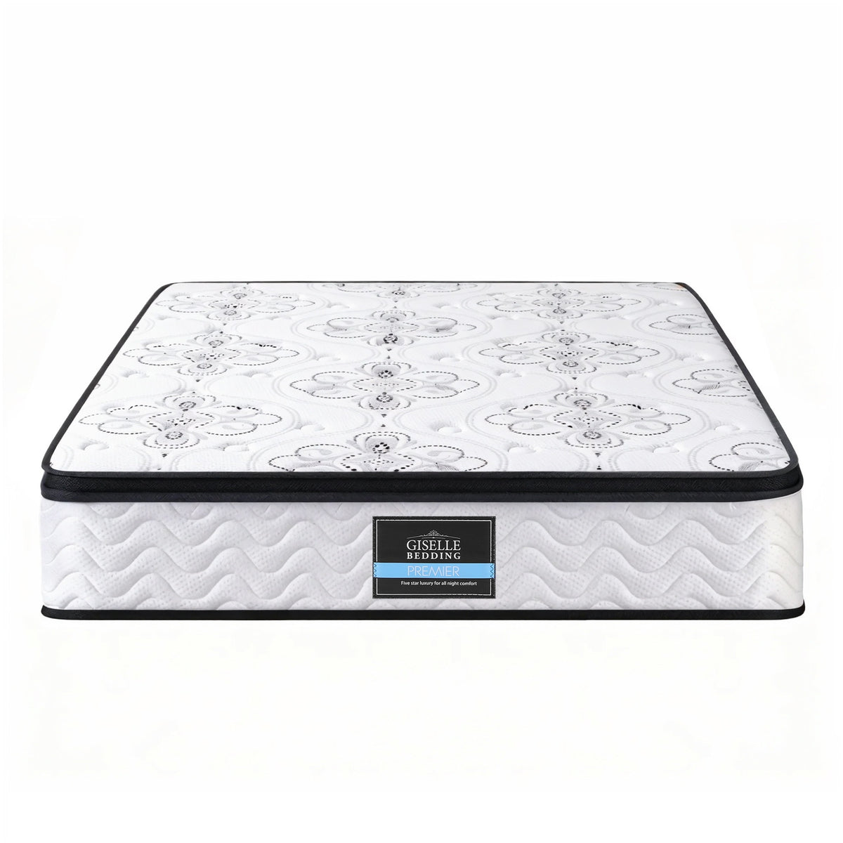 Giselle Bedding 30cm Mattress Pocket Spring Medium Firm Foam Euro Top Queen
