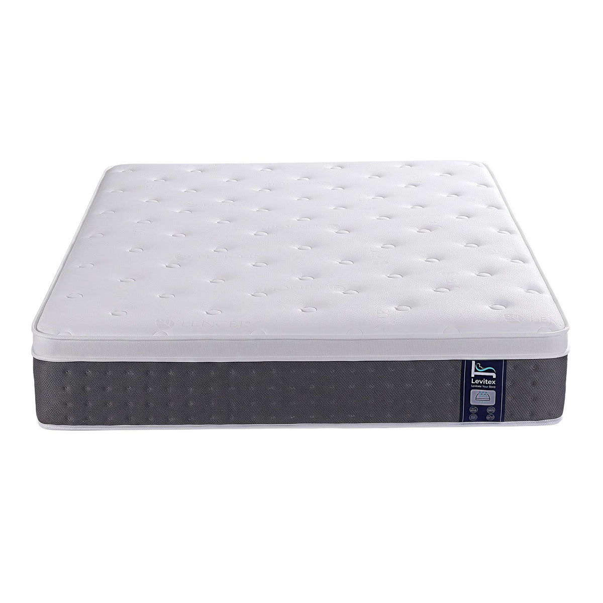 Levitex King Mattress Lumbar Support 5-Zone Pocket Spring Gel Memory Foam