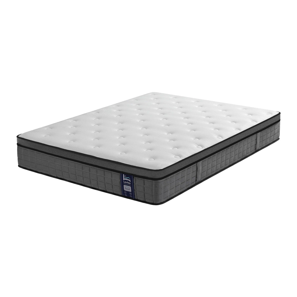 Levitex King Mattress 30cm 5-Zone Pocket Spring Edge Support Medium Firm