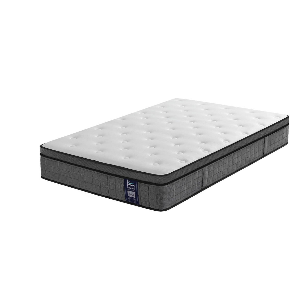 Levitex King Single Mattress 30cm 5-Zone Pocket Spring Edge Support Firm