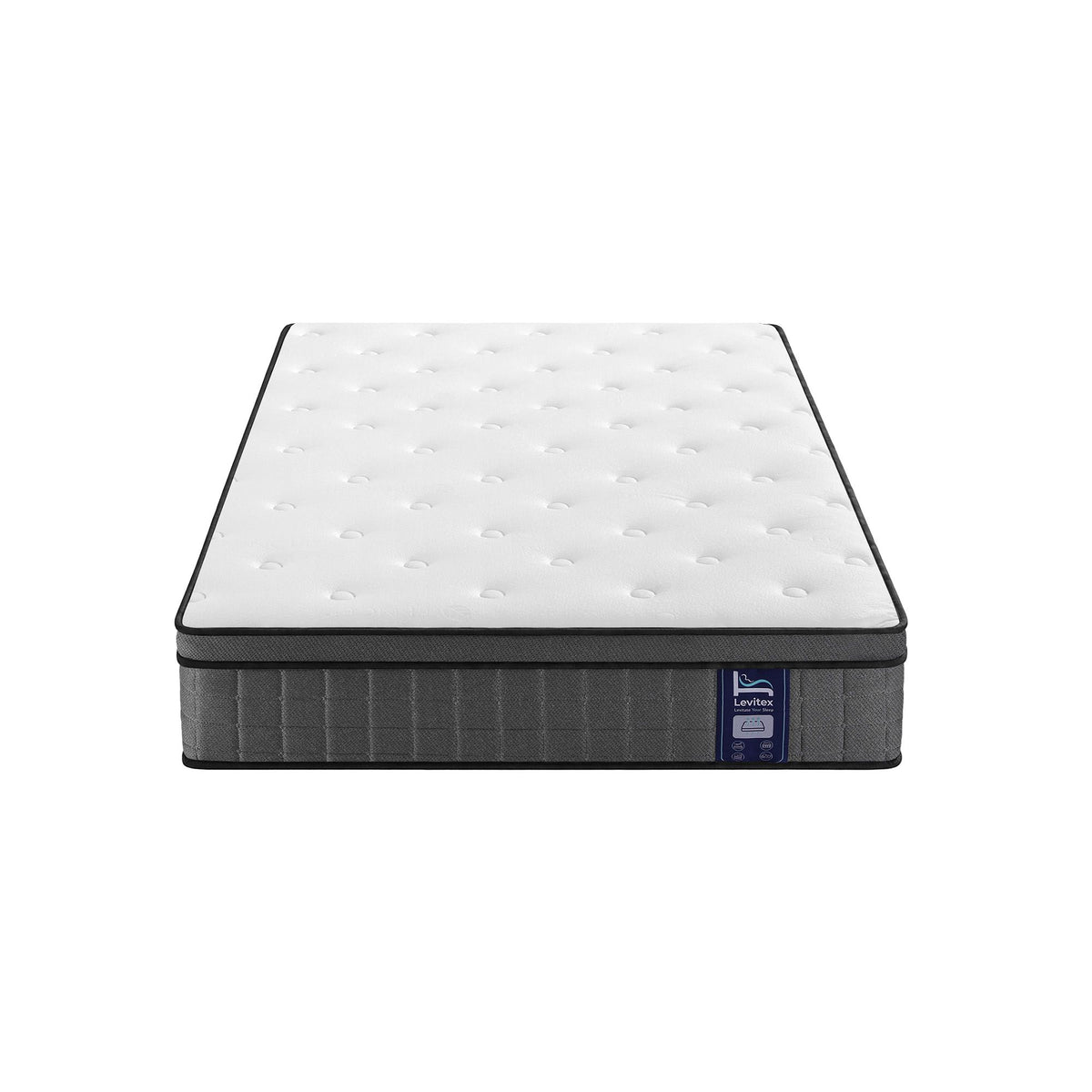 Levitex Single Mattress 30cm 5-Zone Pocket Spring Edge Support Medium Firm