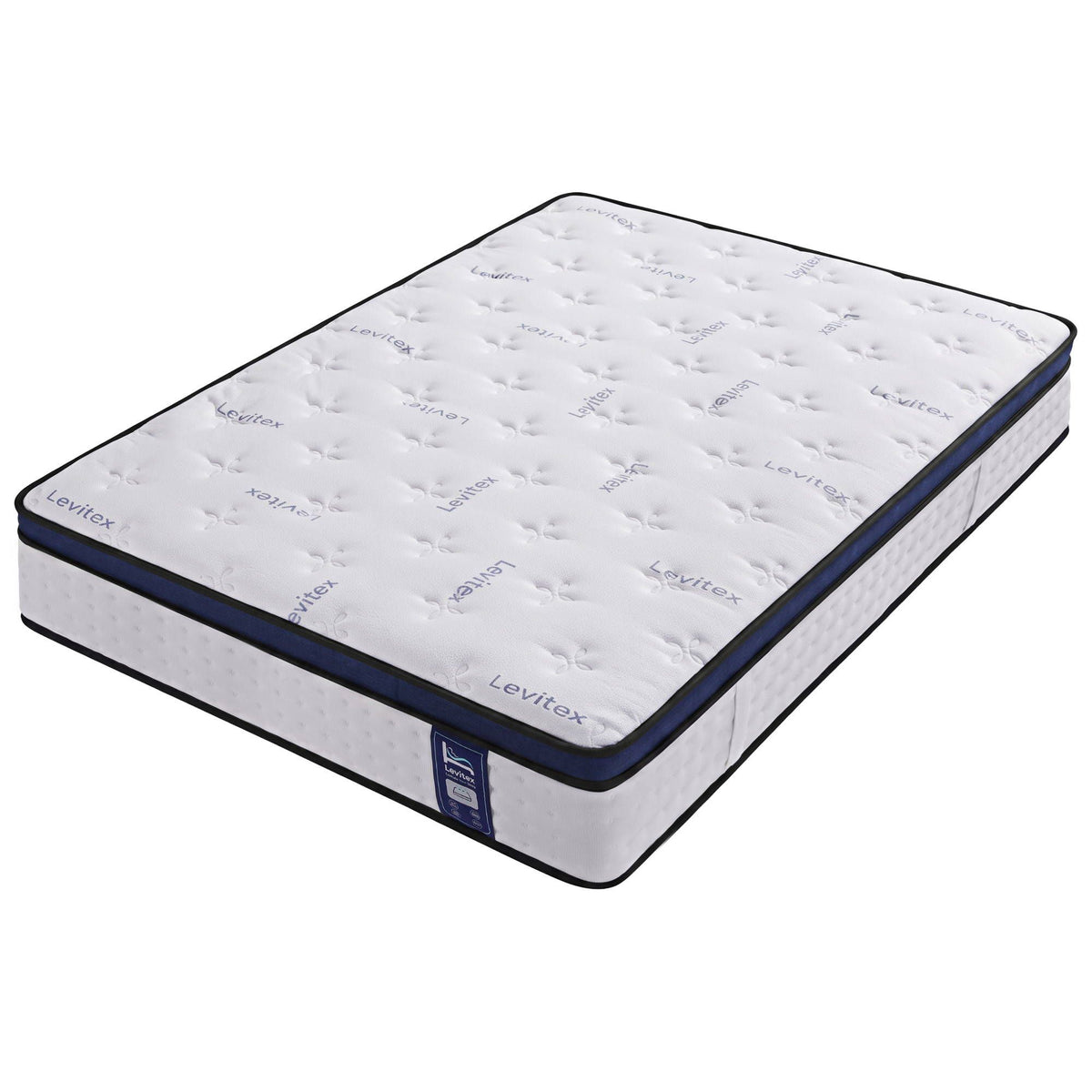 Levitex Double Mattress 35cm Gel Memory Foam 7-Zone Pocket Spring Cooling