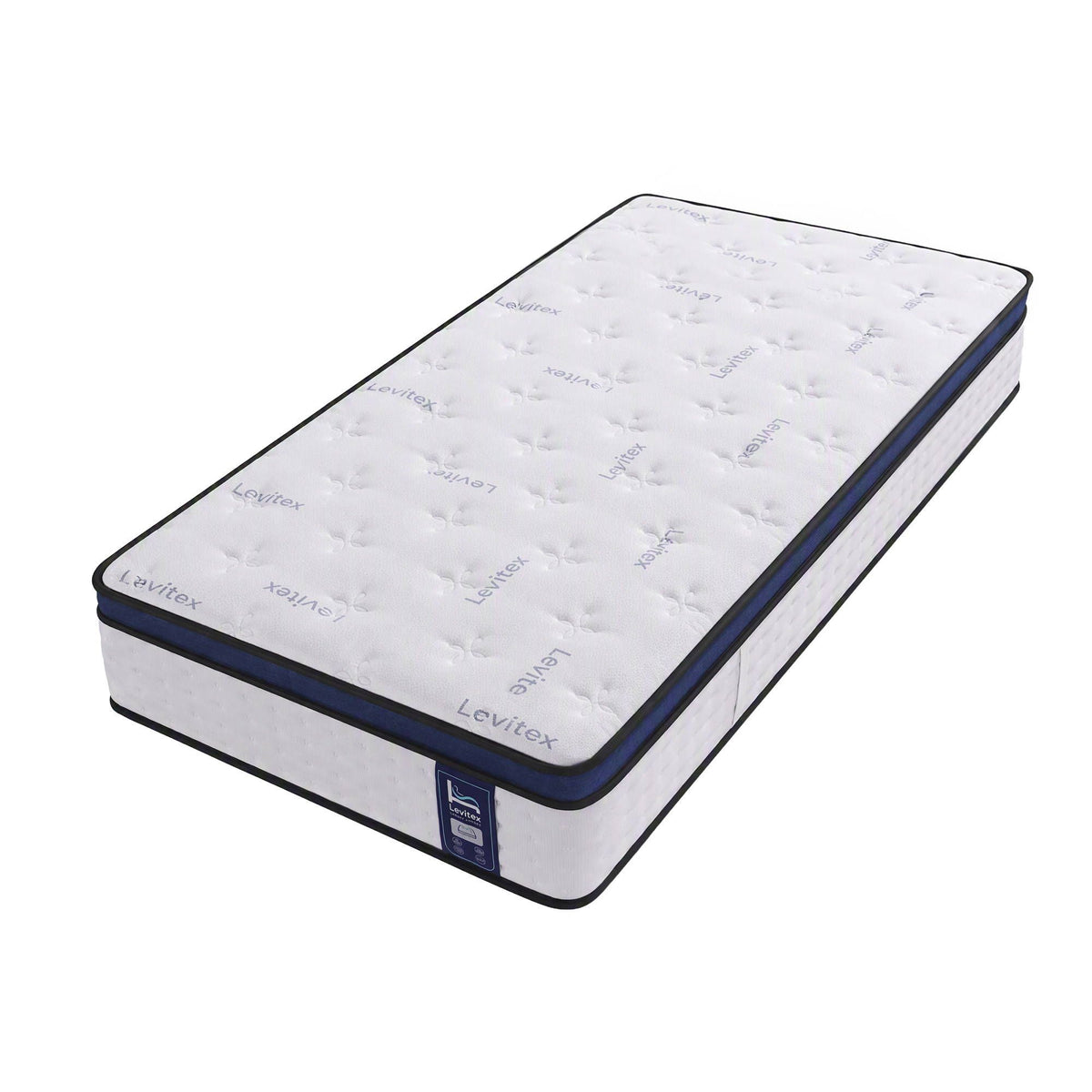 Levitex King Single Mattress 35cm Gel Memory Foam 7-Zone Pocket Spring