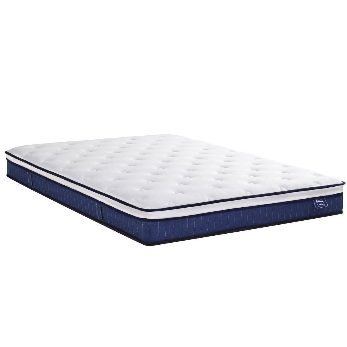 Levitex Double Mattress 23cm Pocket Spring Cooling Gel Foam Medium Firm Bed