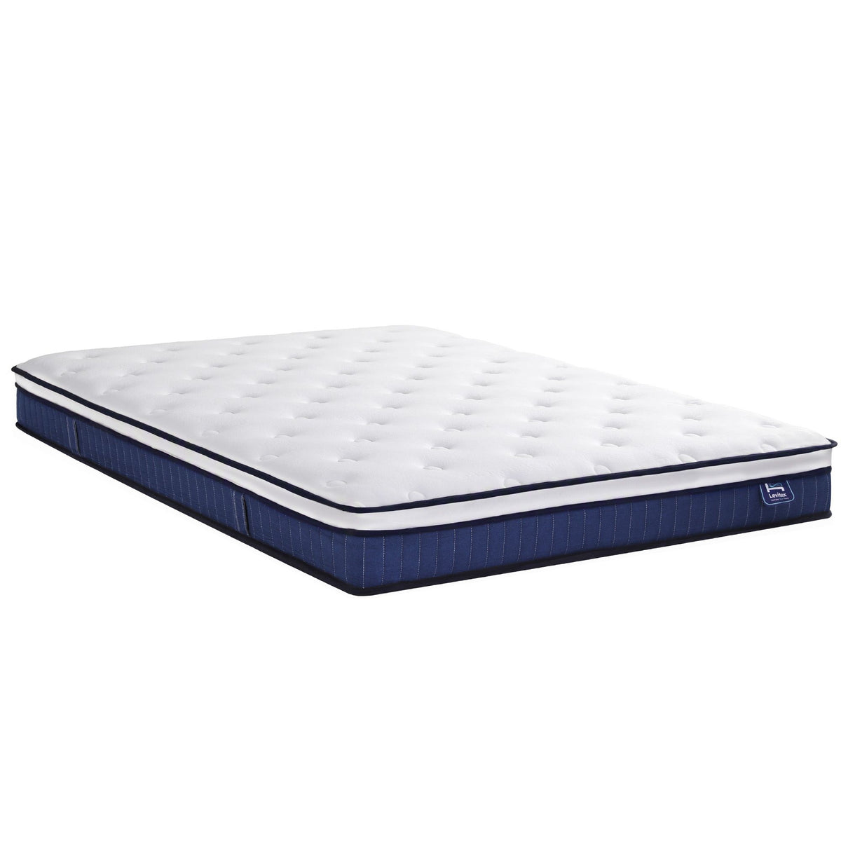 Levitex Queen Mattress 23cm Pocket Spring Cooling Gel Foam Medium Firm Bed