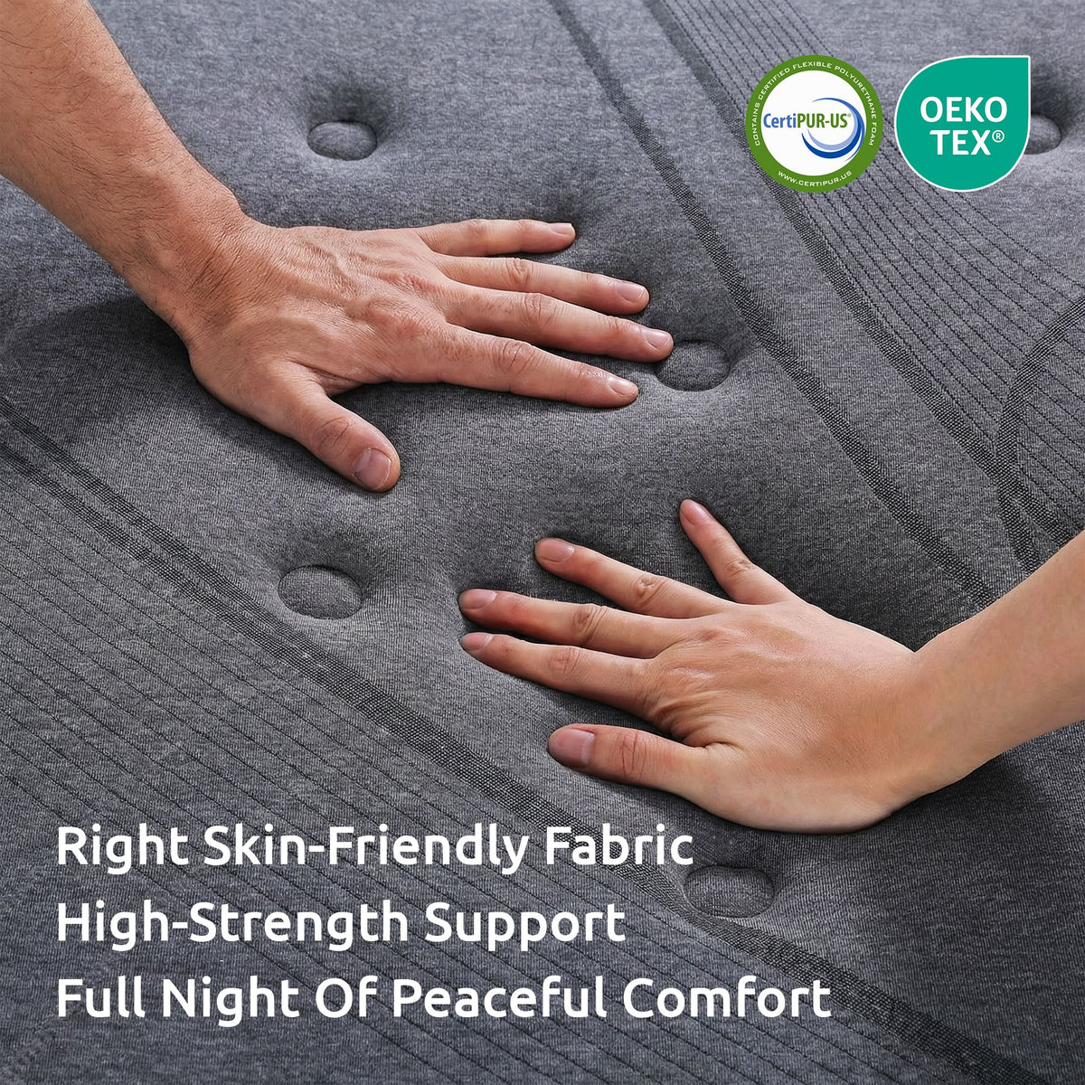 Levitex 33 cm Mattress 8.0 Extra Firm 7-Zone Pocket Spring Mattress with Dual-Row Edge Support & Breathable Knit Cover King