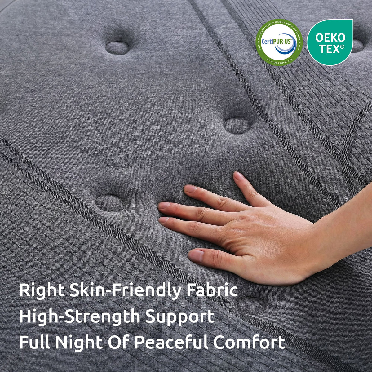 Levitex 33 cm Mattress 8.0 Extra Firm 7-Zone Pocket Spring Mattress with Dual-Row Edge Support & Breathable Knit Cover Single