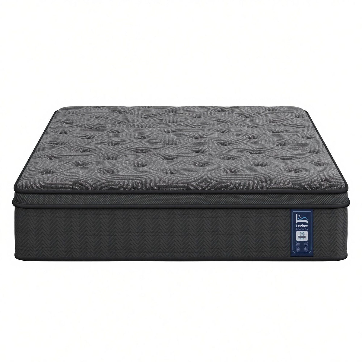 Levitex 34cm Pocket Spring Gel Memory Foam Hybrid Mattress Back Pain Double