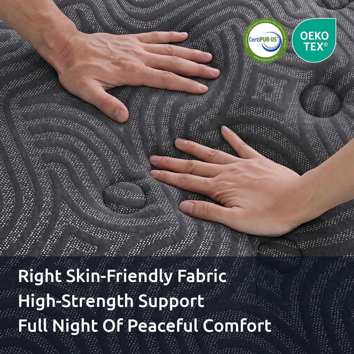 Levitex 34cm Pocket Spring Gel Memory Foam Hybrid Mattress Back Pain King