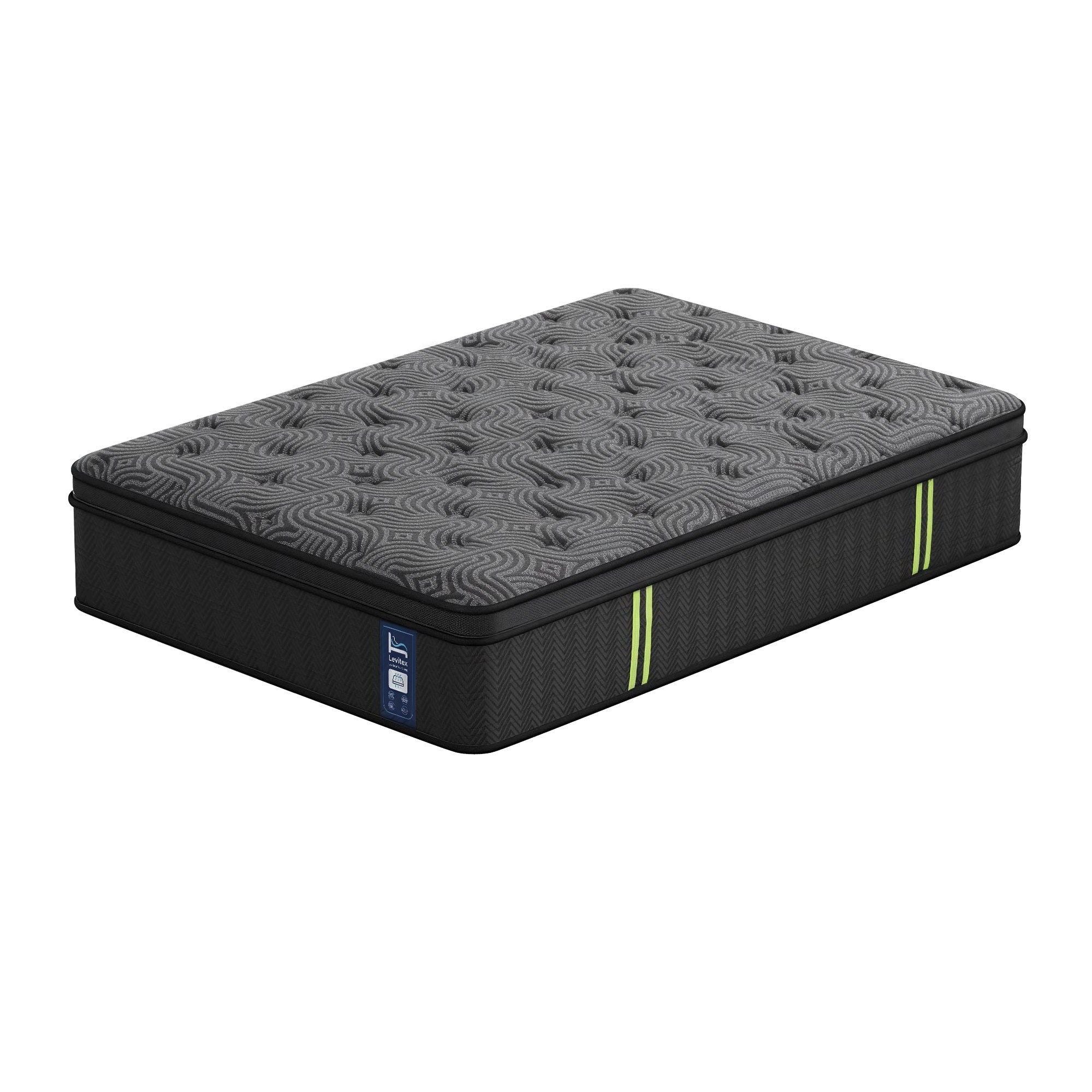 Levitex 34cm Pocket Spring Gel Memory Foam Hybrid Mattress Back Pain Single