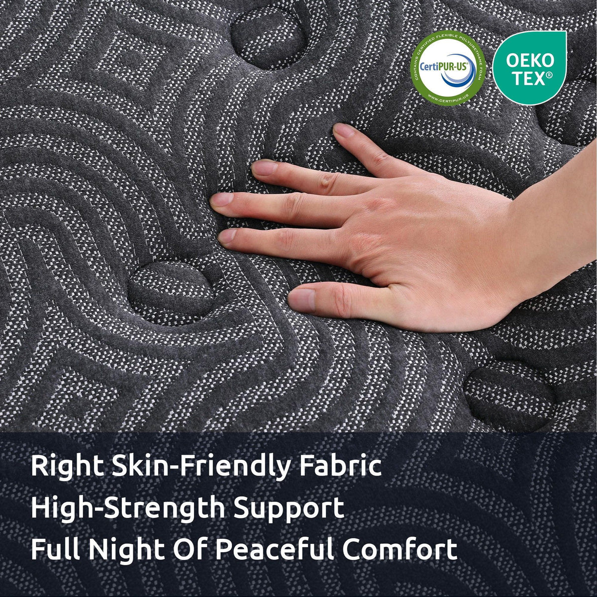 Levitex 34cm Pocket Spring Gel Memory Foam Hybrid Mattress Back Pain Single