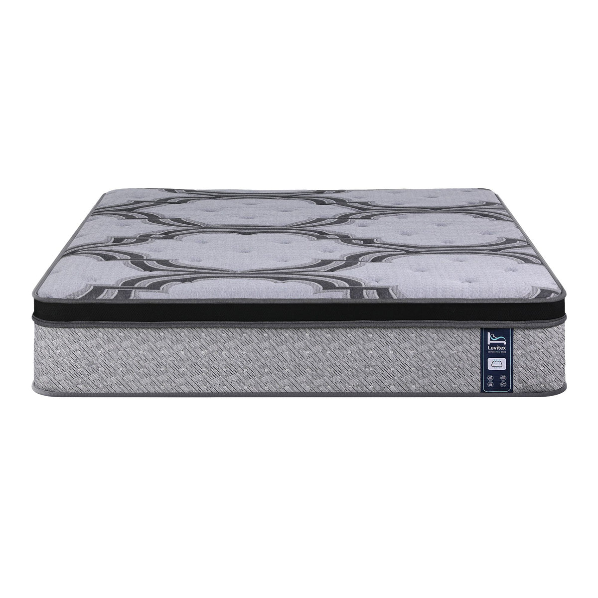 Levitex 5-Zone Pocket Spring Latex Memory Foam Hybrid Mattress Queen 34cm
