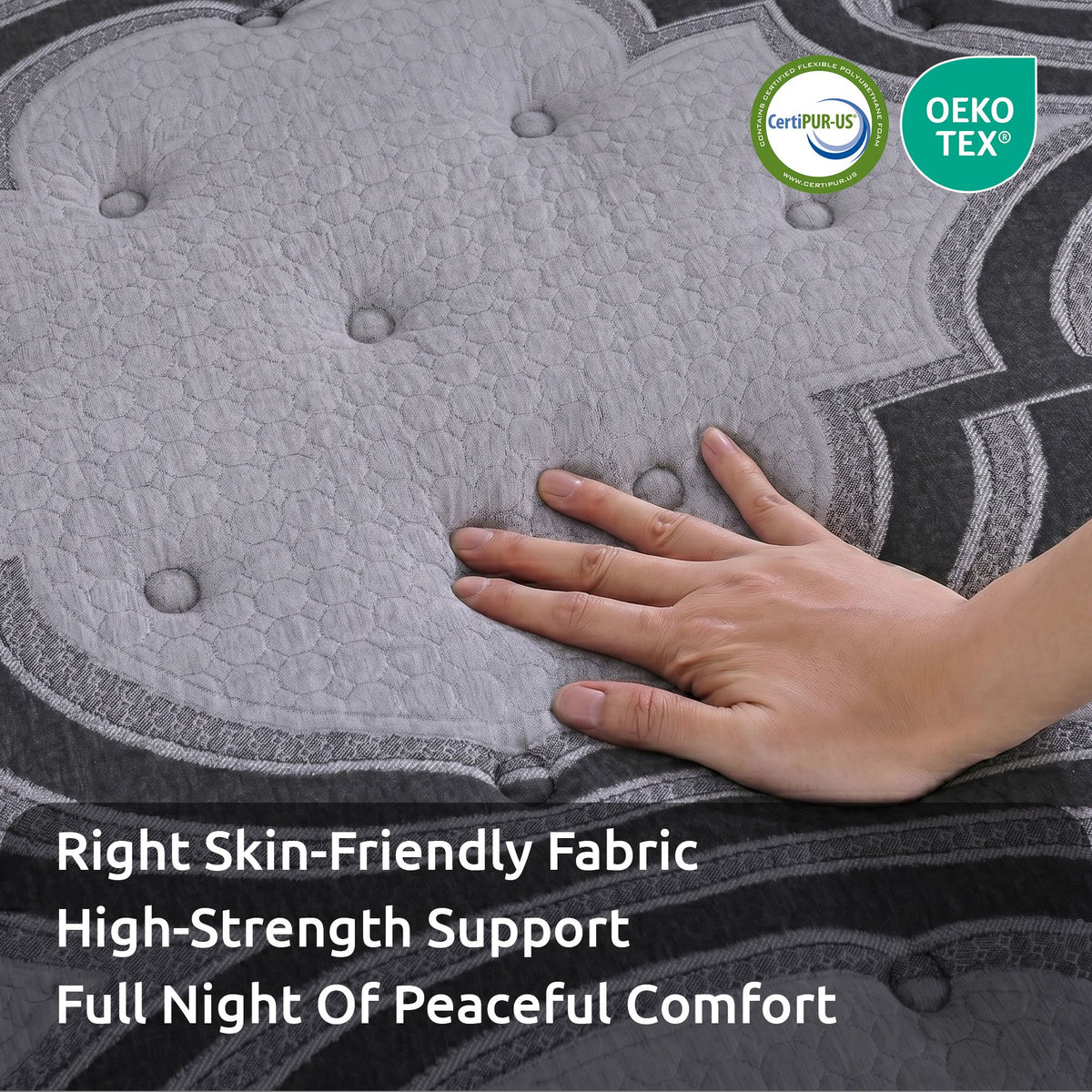 Levitex 5-Zone Pocket Spring Latex Memory Foam Hybrid Mattress Single 34cm