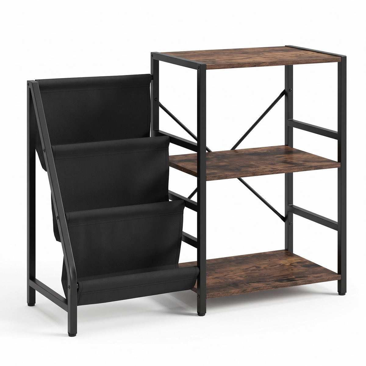 Artiss Record Player Stand 3-Tier Vinyl Storage 200 Albums Reversible