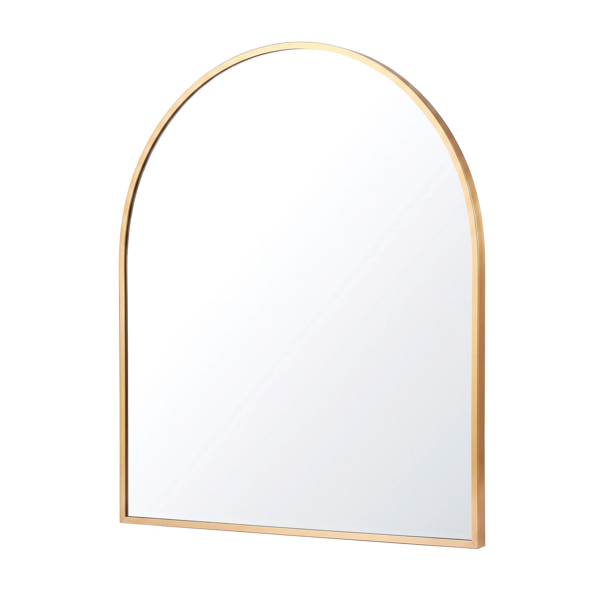 Embellir Arch Wall Mirror Decorative Gold Frame 86x81cm Bathroom Vanity Mirror