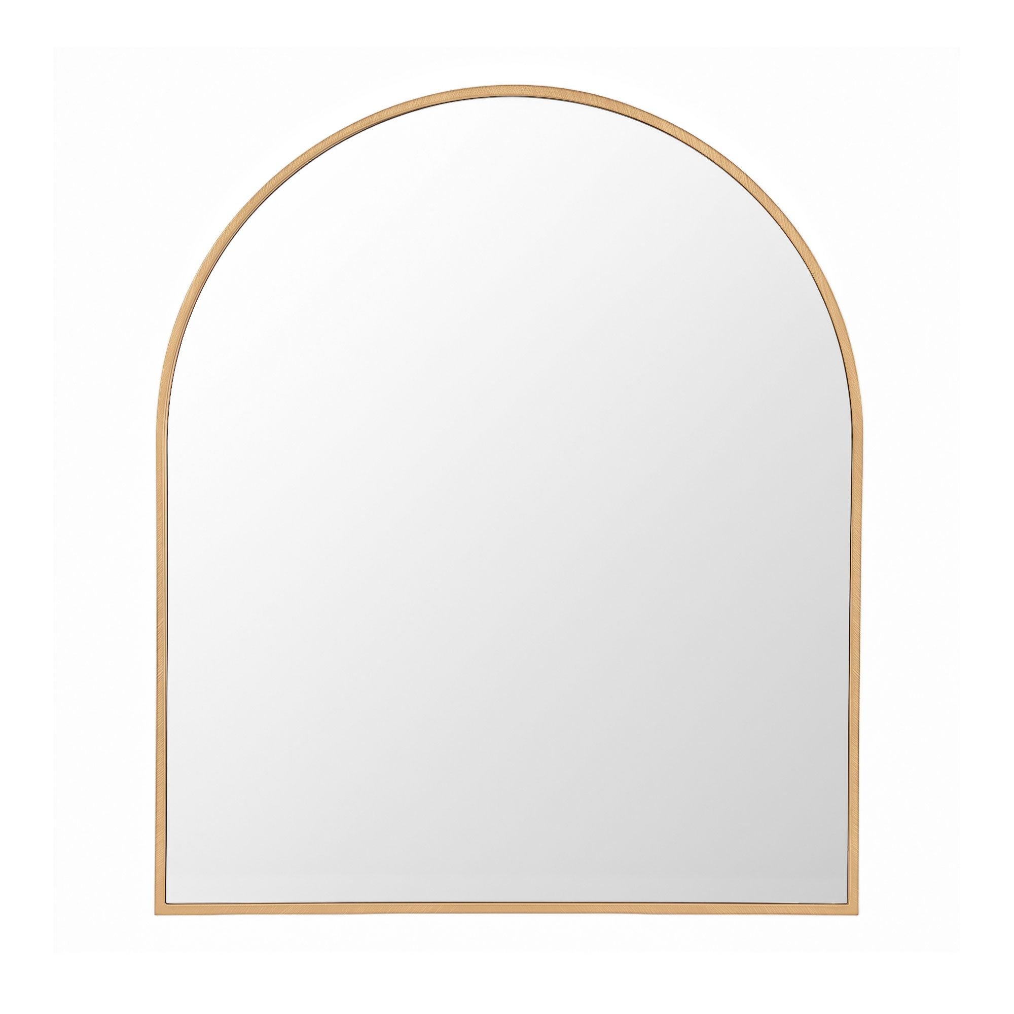 Embellir Arch Wall Mirror Decorative Gold Frame 86x81cm Bathroom Vanity Mirror