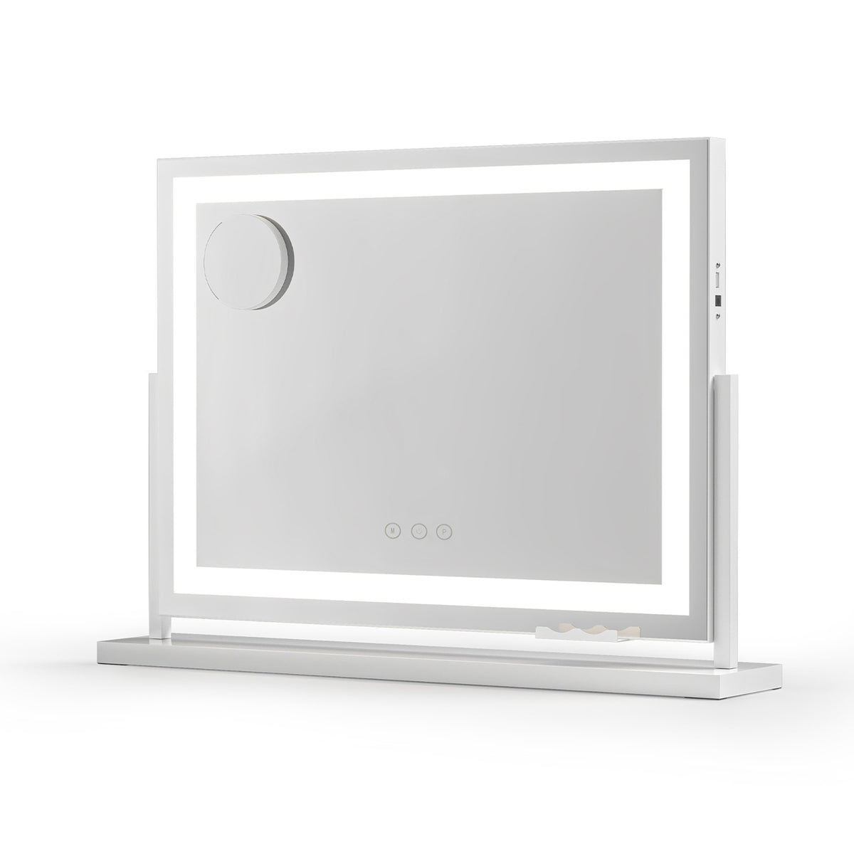 Embellir Makeup Mirror 58x46cm 360～ Rotatable Vanity Mirror with Lights Bright Light Strip Adjustable