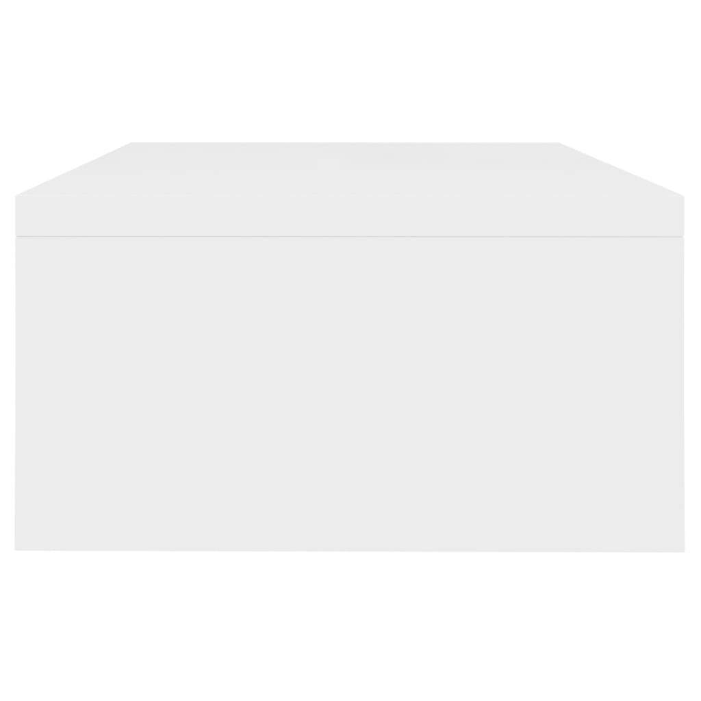 Monitor Stand White 42x24x13 cm Engineered Wood