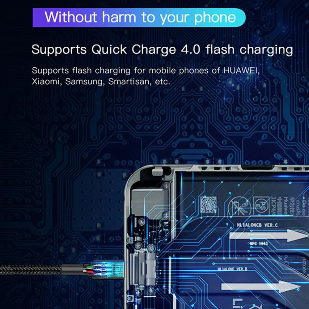 USP BoostUp Braided USB-C to USB-C Cable 2M Black 3A 60W Fast Charge Pure Copper Aluminium Plug Velcro for Galaxy iPhone