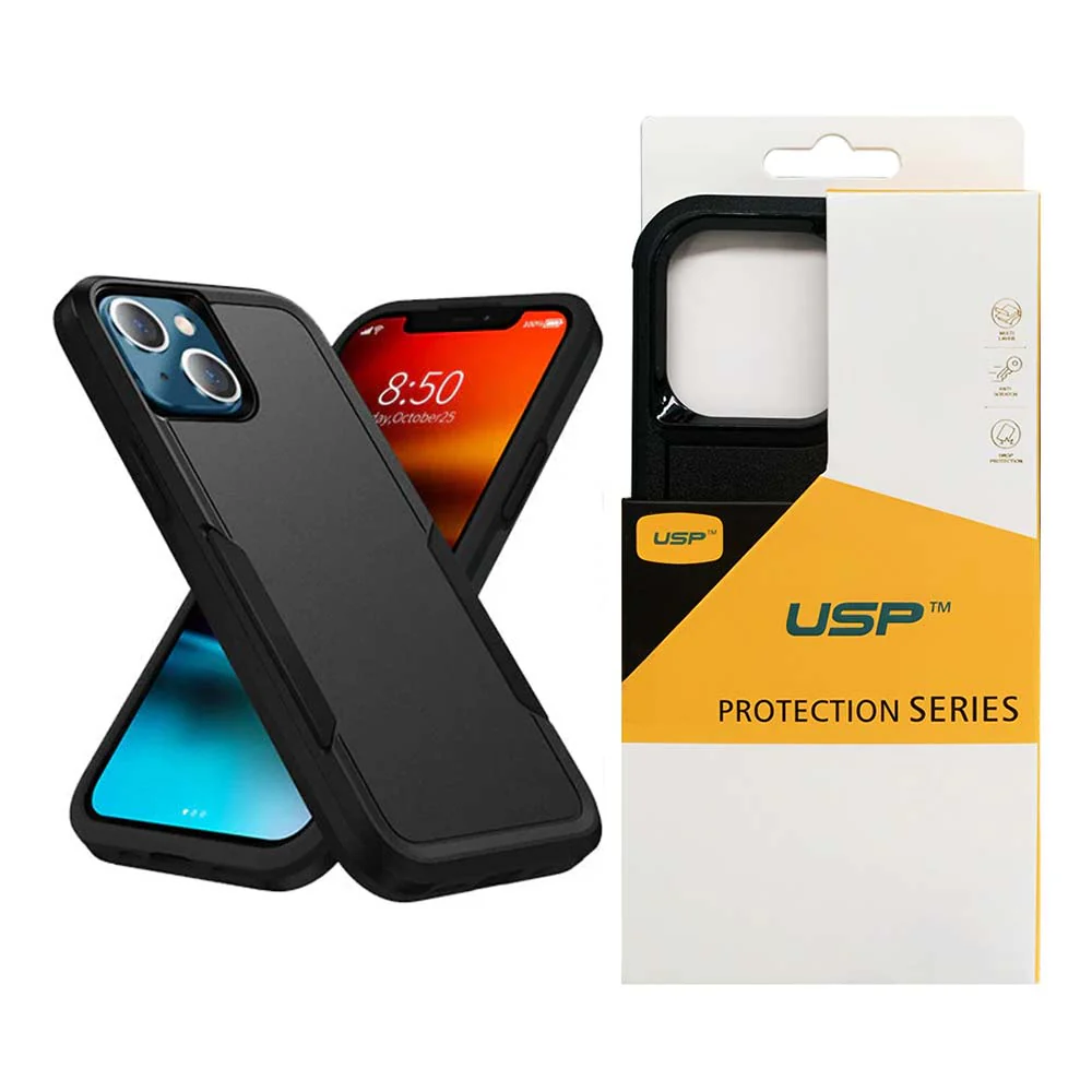USP Black Armor Light Rugged Case for iPhone Air No Slip Sleek Strong Durable