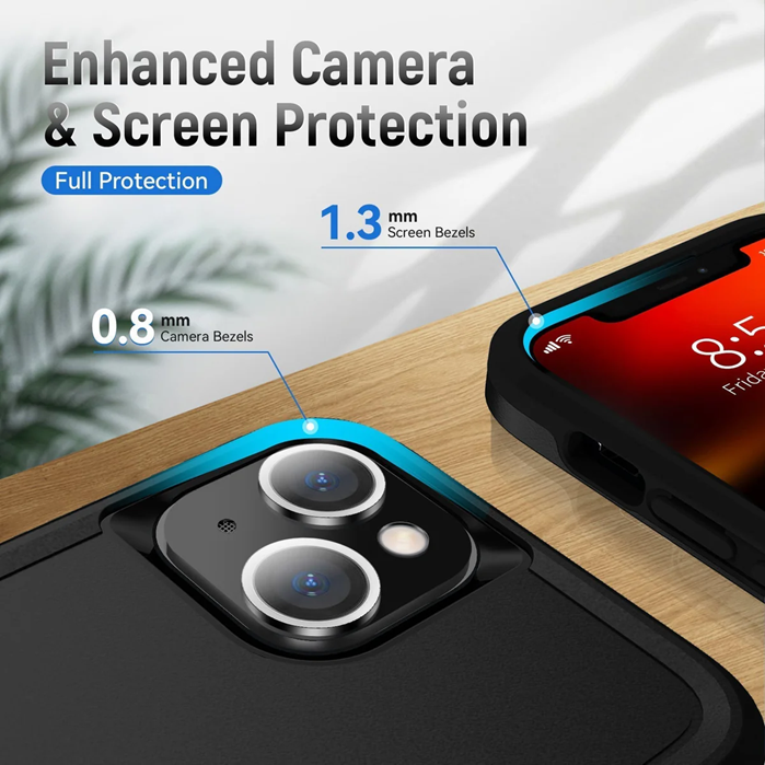USP Black Armor Light Rugged Case for iPhone Air No Slip Sleek Strong Durable