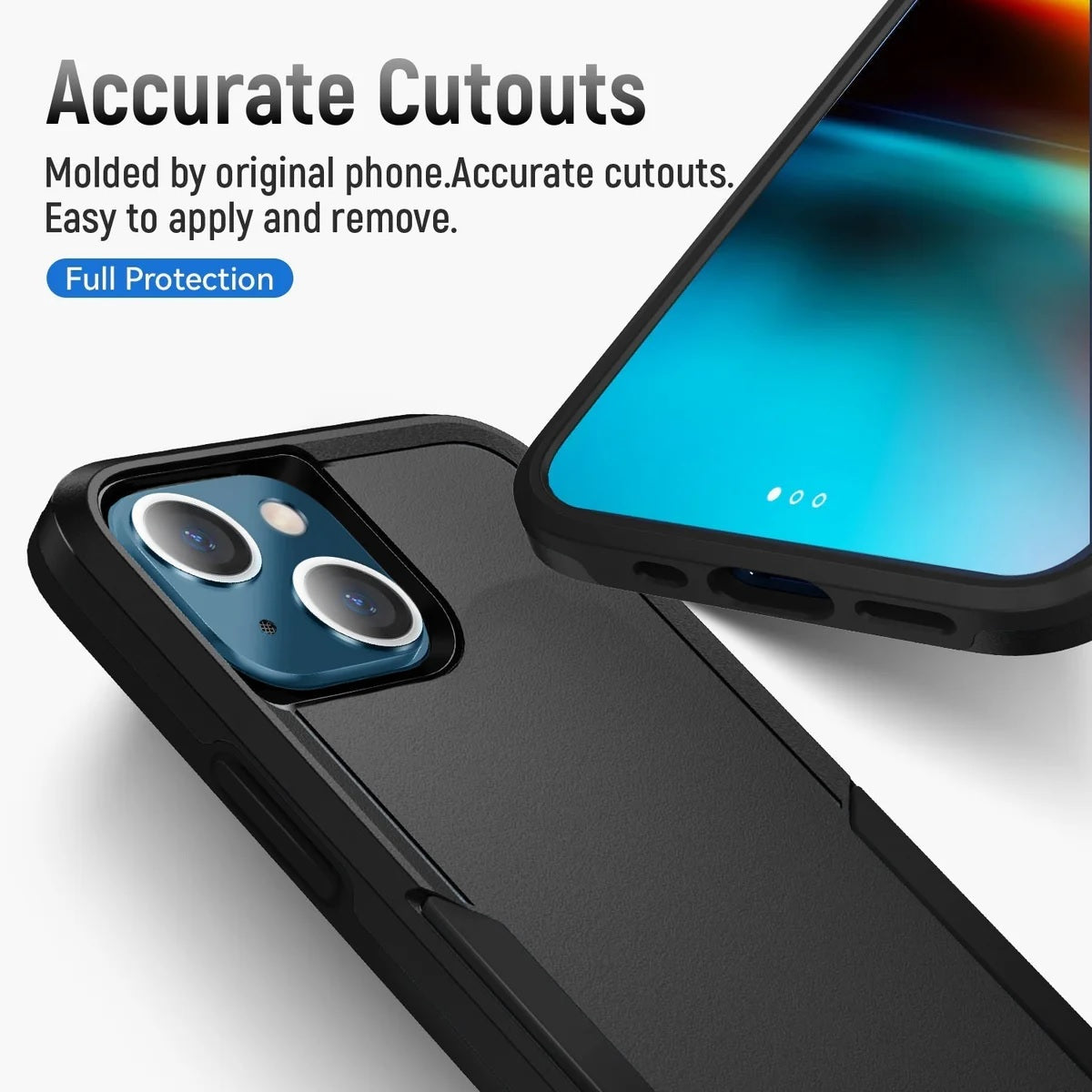 USP Black Armor Light Rugged Case for iPhone Air No Slip Sleek Strong Durable