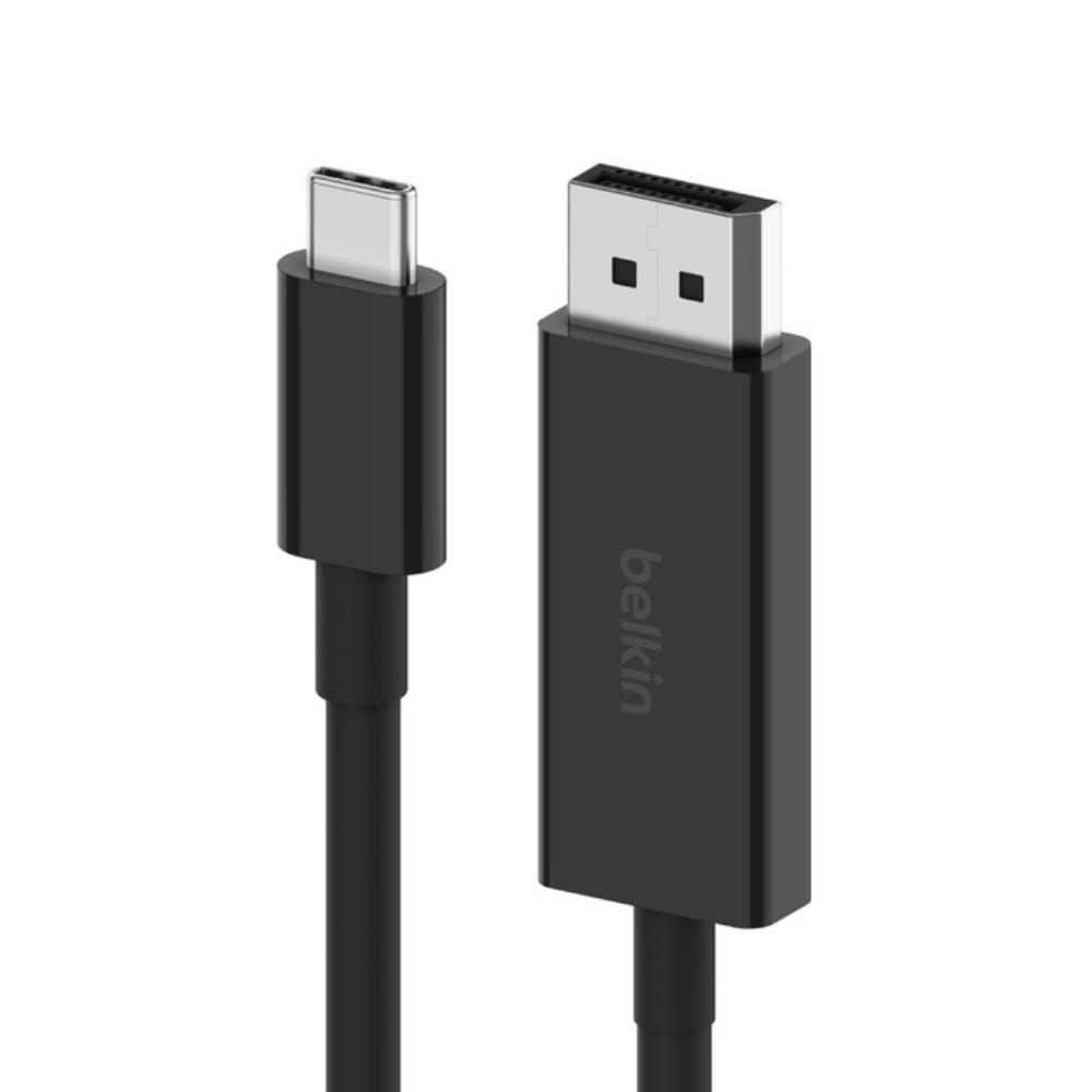 Belkin 2M Connect USB-C to DisplayPort 1.4 Cable - Black