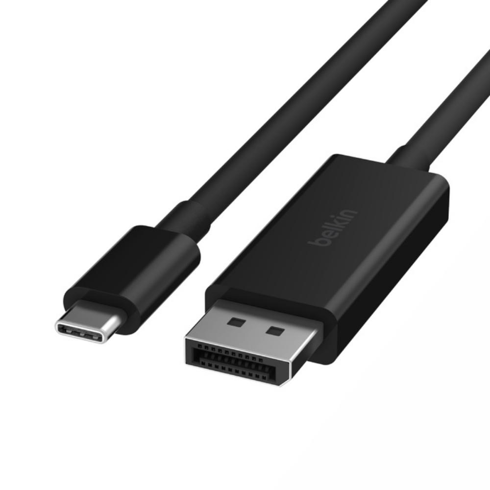Belkin 2M Connect USB-C to DisplayPort 1.4 Cable - Black