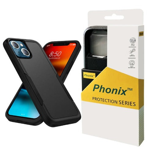 Phonix Apple iPhone 13 Pro 6.1 inch Armor Light Black Case Sleek Drop Protection Cover