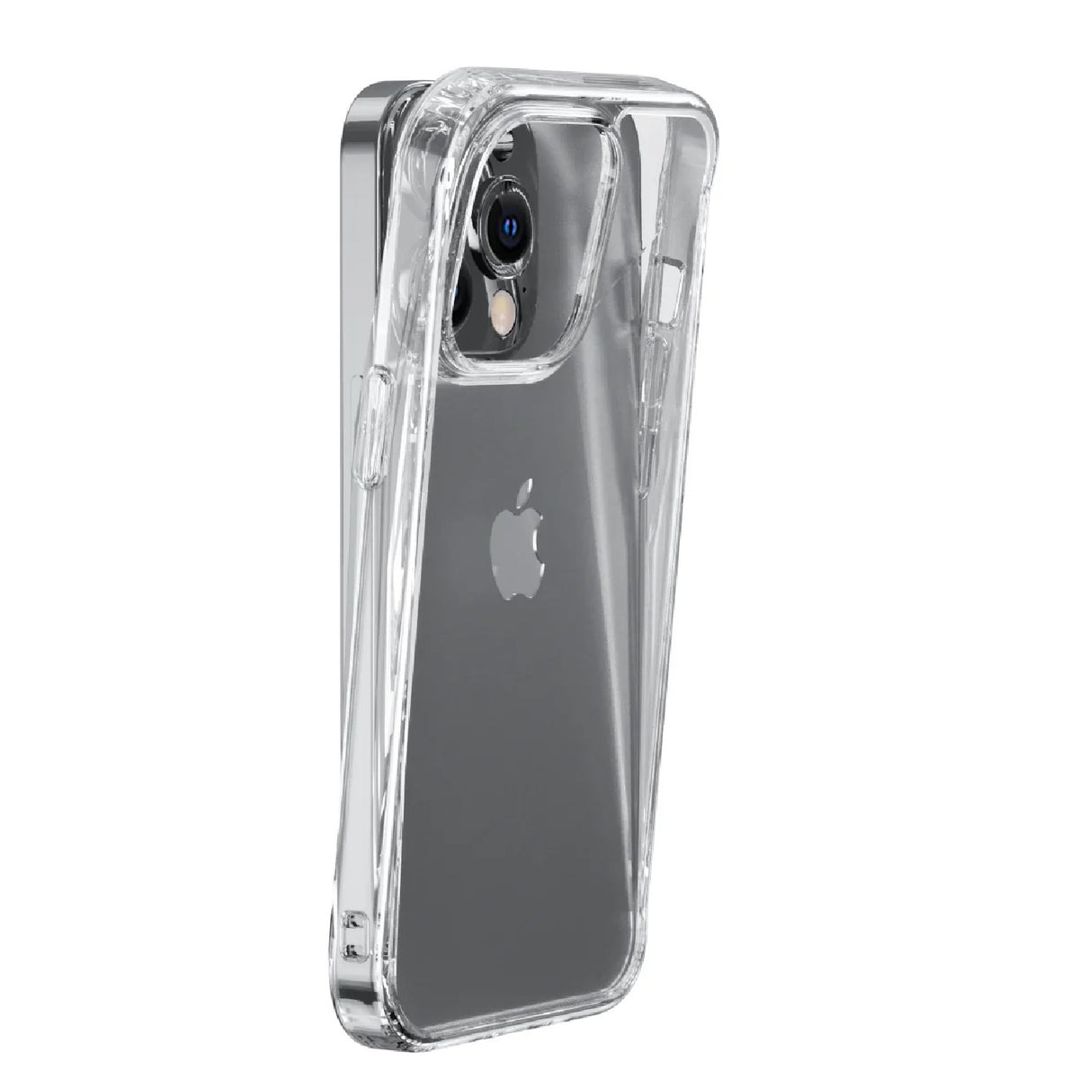 Phonix Crystal Clear Rock Hard Case for iPhone 14 Plus Slim Non Slip Durable