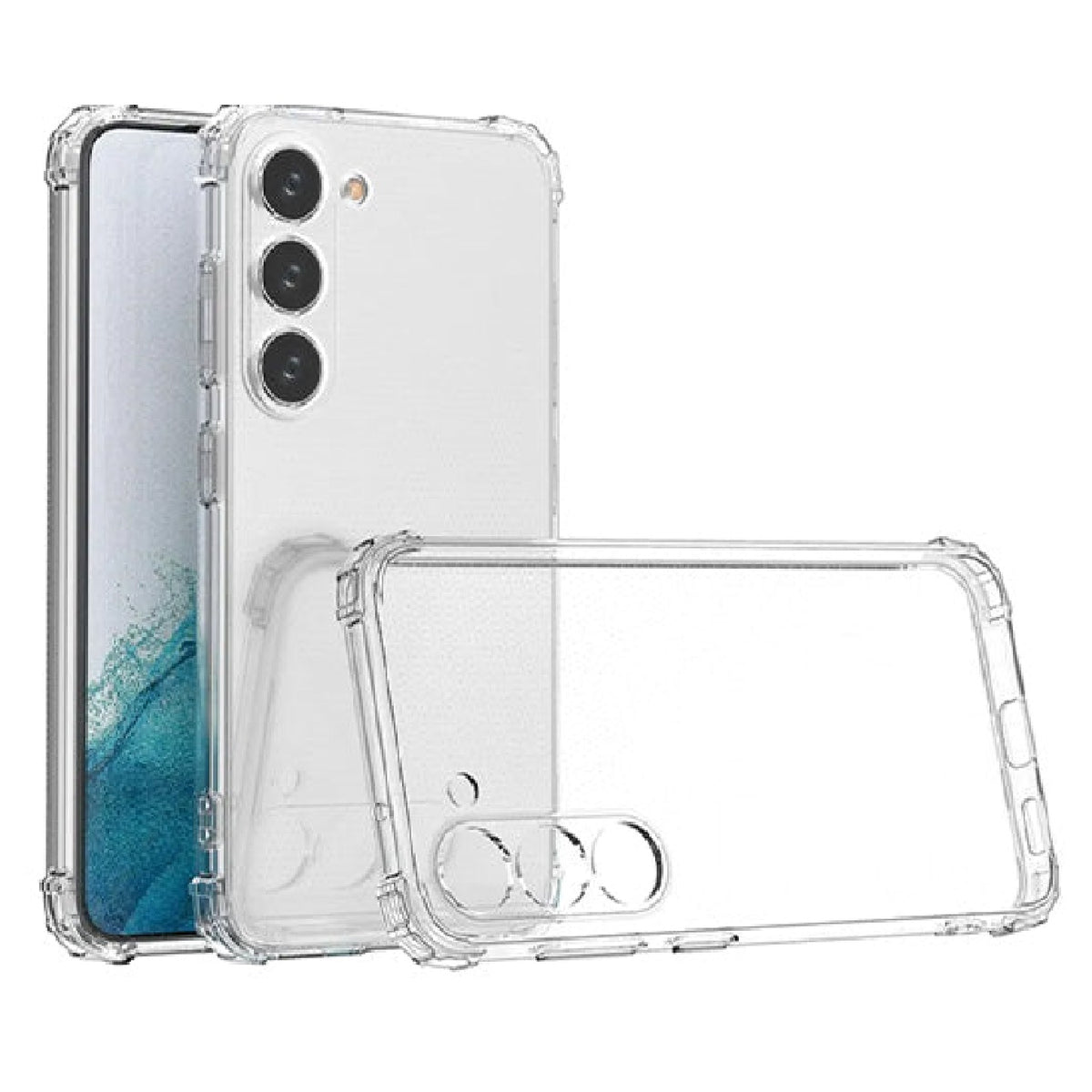 Phonix Jelly Clear Case for Samsung Galaxy A05s 4G 6.7 inch Ultra Thin Soft Airbag Cover