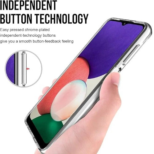Phonix Jelly Clear Case for Samsung Galaxy A05s 4G 6.7 inch Ultra Thin Soft Airbag Cover