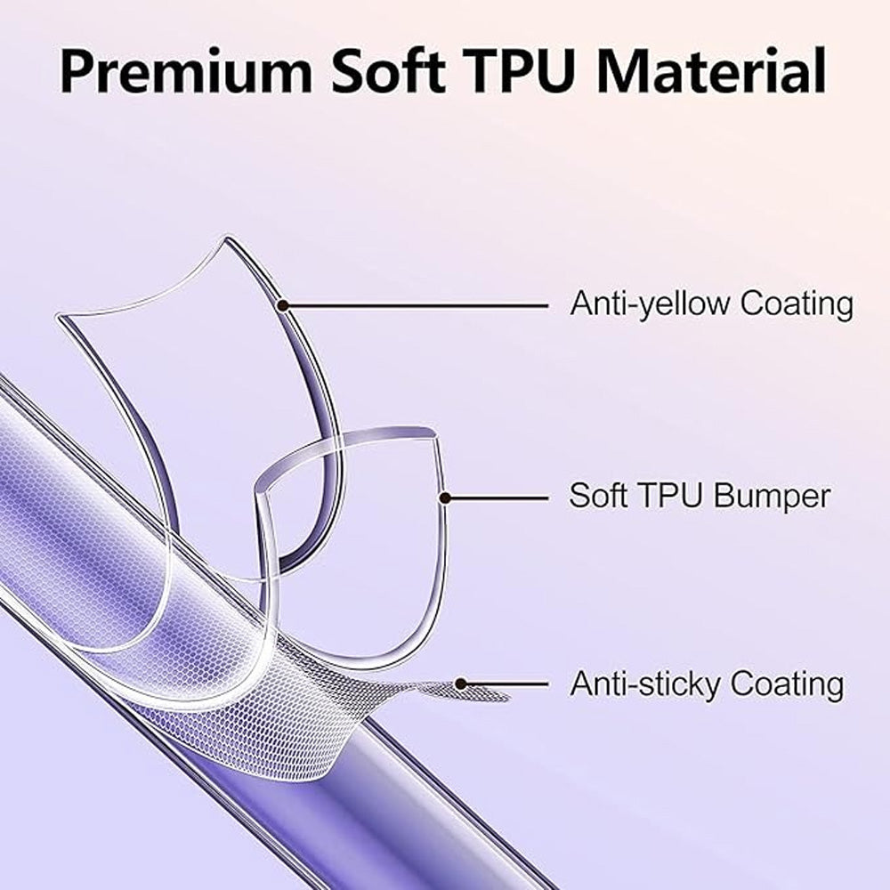 USP Samsung Galaxy A16 5G 4G 6.7 Inch Clear TPU Case Slim Lightweight Anti Yellowing Impact Resistant Cover