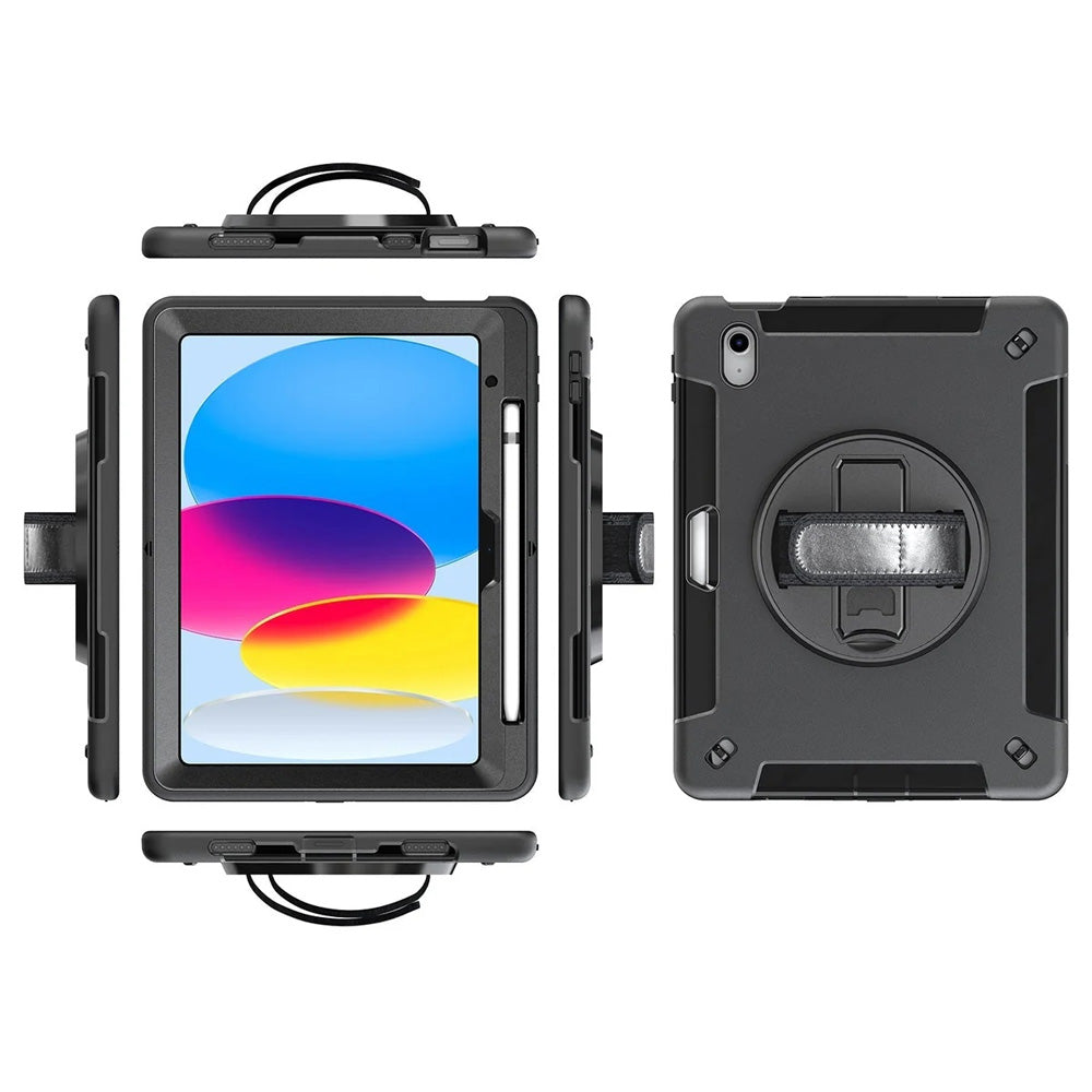 USP Rugged Case for Samsung Galaxy Tab S11 11 Inch with Kickstand Hand Strap Shoulder Strap Pen Holder