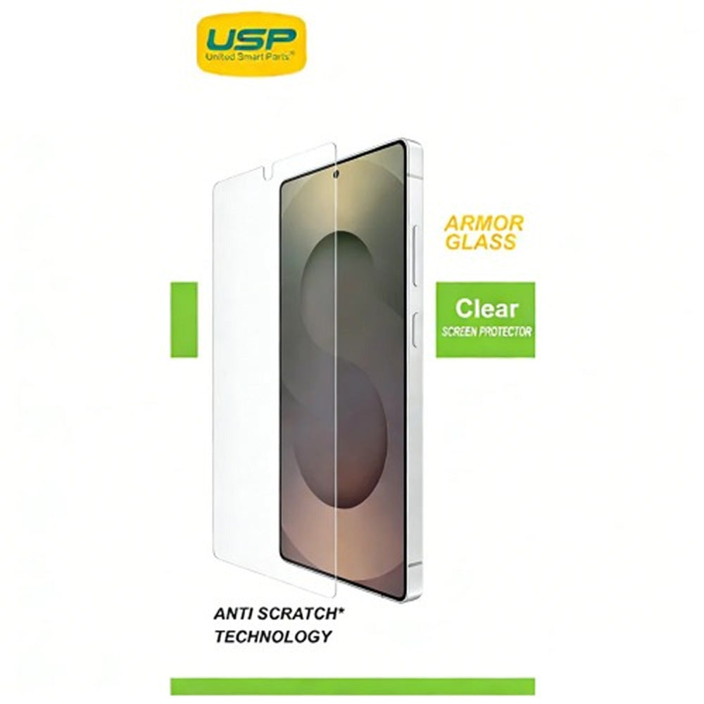 USP Premium Armor Glass Screen Protector for Samsung Galaxy S26 5G 6.3 9H Scratch Resistant Edge to Edge Oleophobic