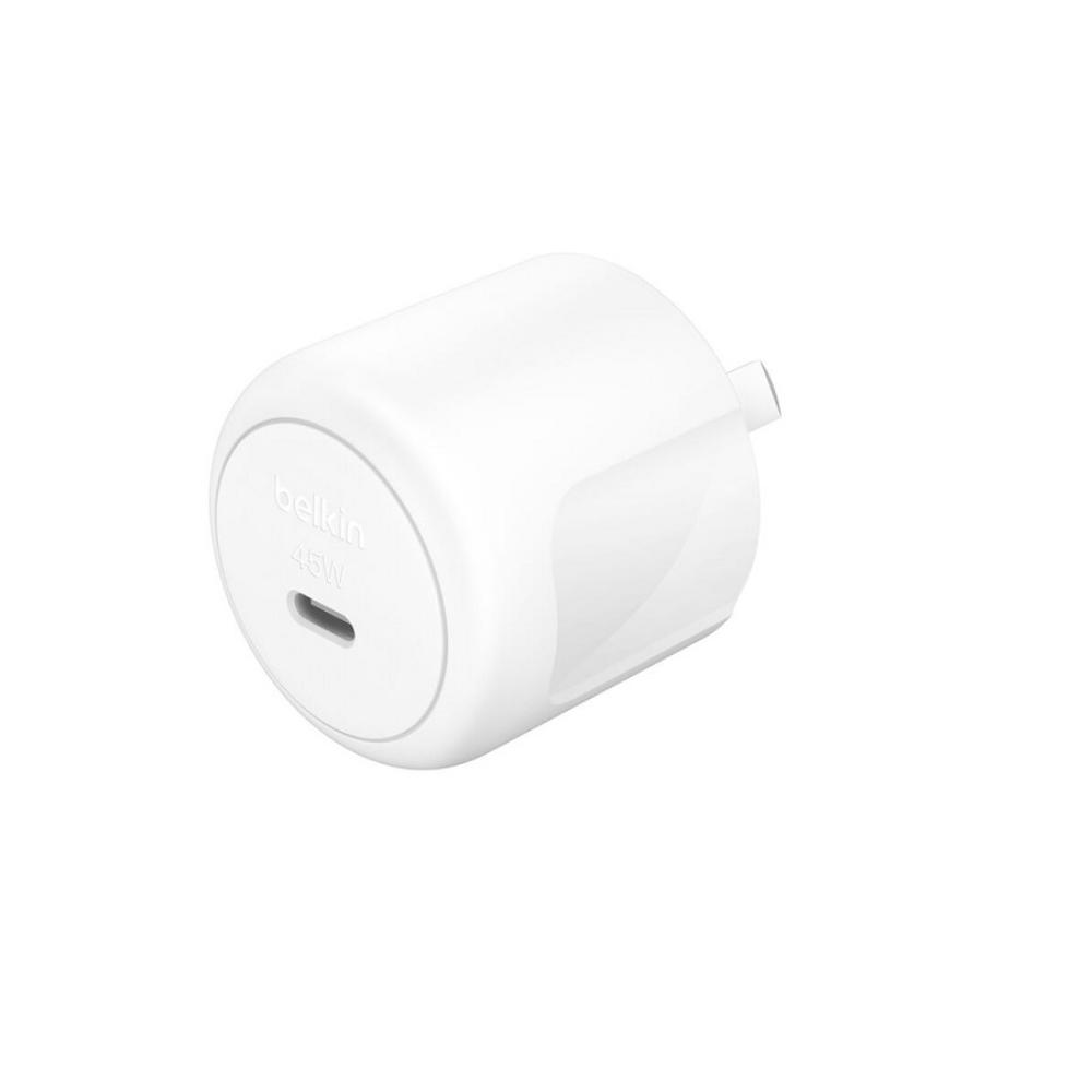 Belkin BoostCharge 45W USB-C PD Wall Charger Fast Charging Adapter White