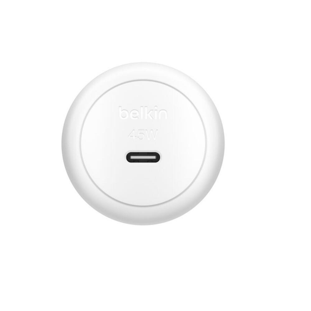 Belkin BoostCharge 45W USB-C PD Wall Charger Fast Charging Adapter White