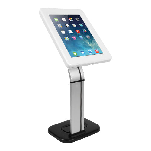 Brateck Anti-theft Countertop Tablet Kiosk Stand with Lockable Steel Base for 9.7 to 10.1 Inch Tablets Cable Management