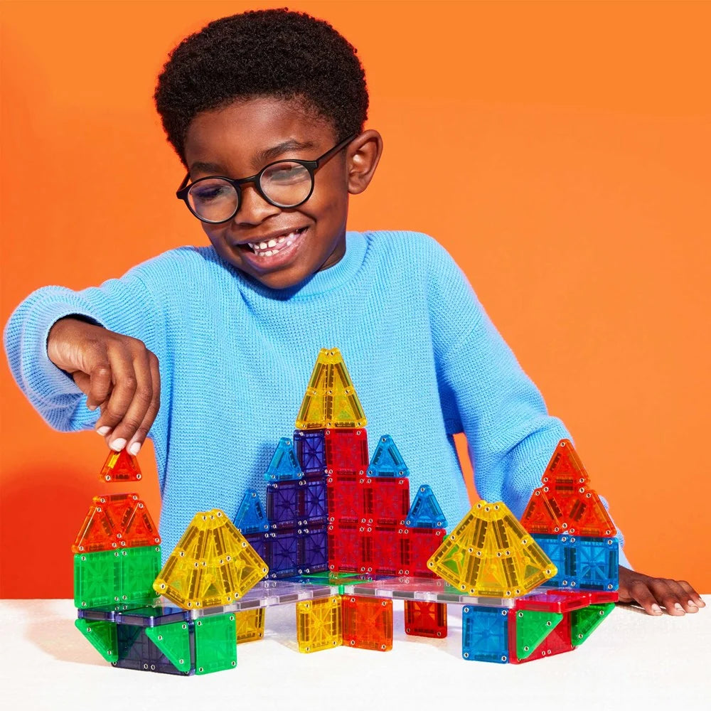 MAGNA-TILES microMAGS 70 Piece Deluxe Magnetic Building Set