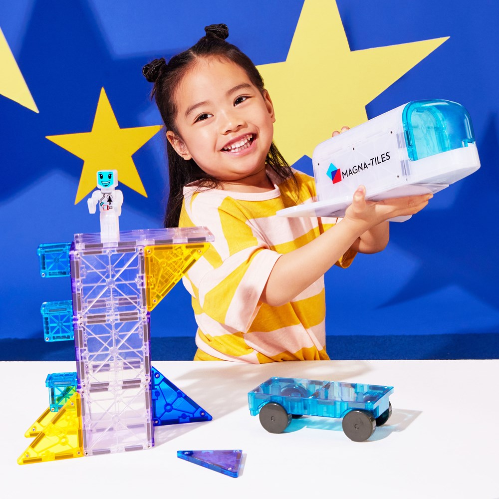 MAGNA-TILES Space + microMAGS 32 Piece Set