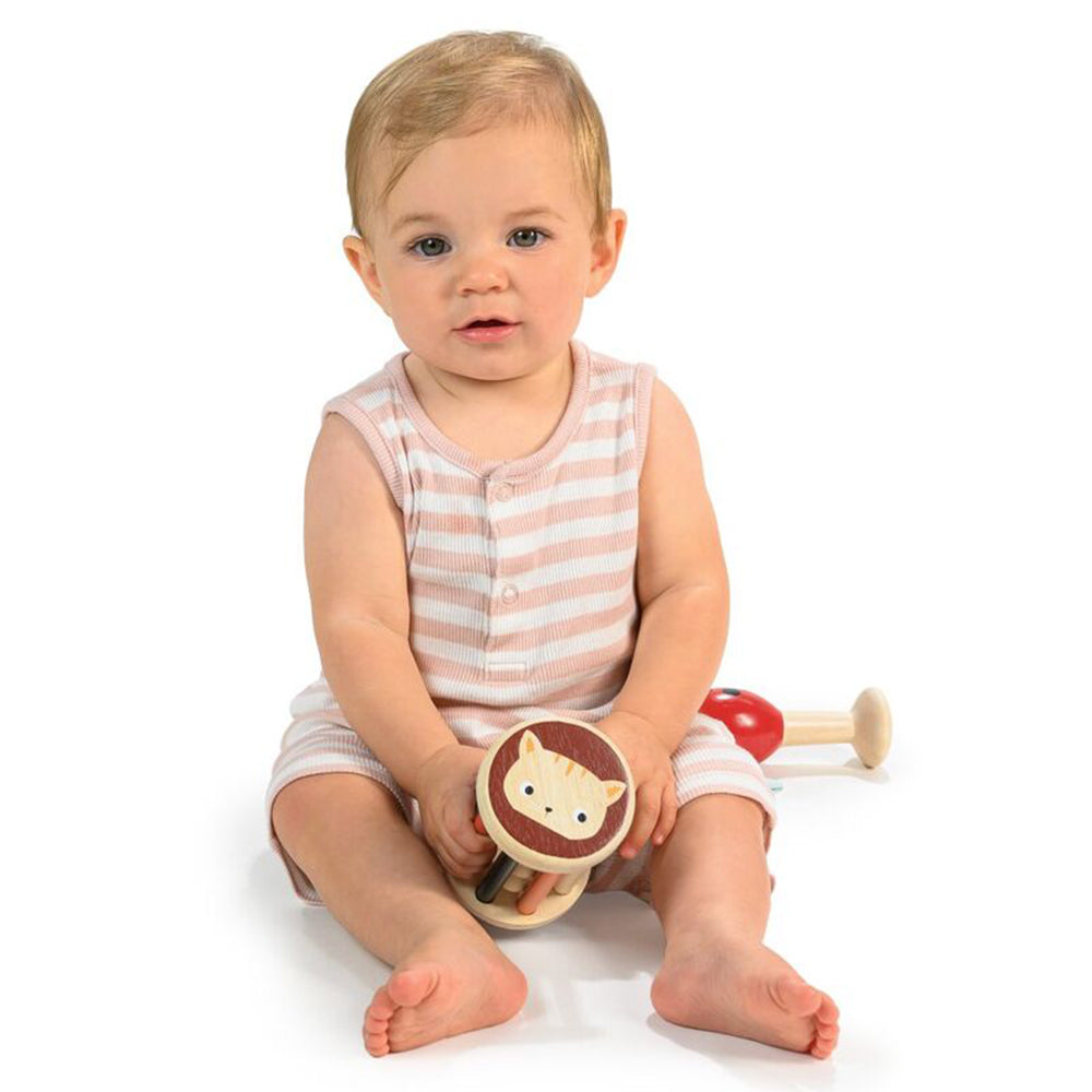 Mentari Garden Playtime 5 Piece Set Baby Rattle Mirror Teether for 6 Months+