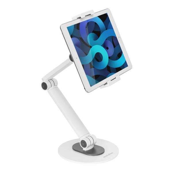 mbeatÂ® activiva Universal iPad & Tablet Tabletop Stand Universal Fit Freestyle Adjustment Material:Aluminium, Plastic Package Weight:1.24kg