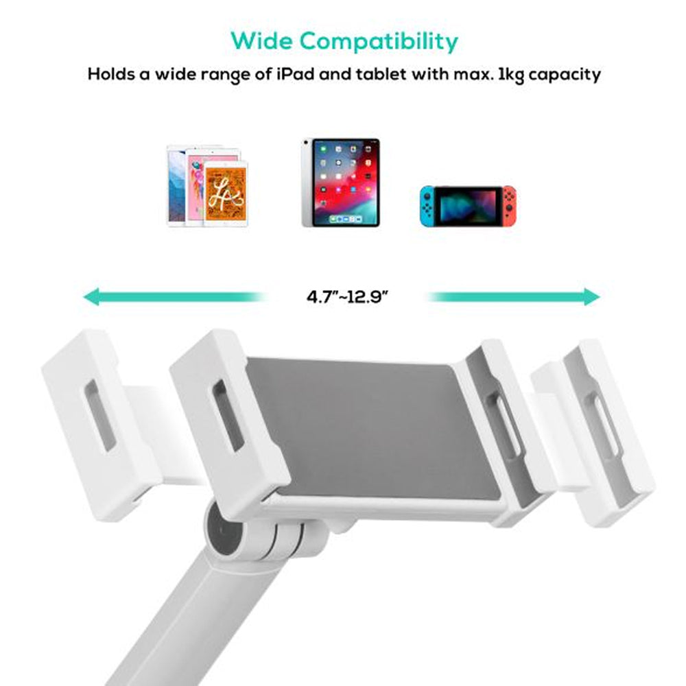 mbeat activiva Universal iPad and Tablet Floor Stand Tall Secure Robust Freestyle Adjustment Aluminium Mobile Display