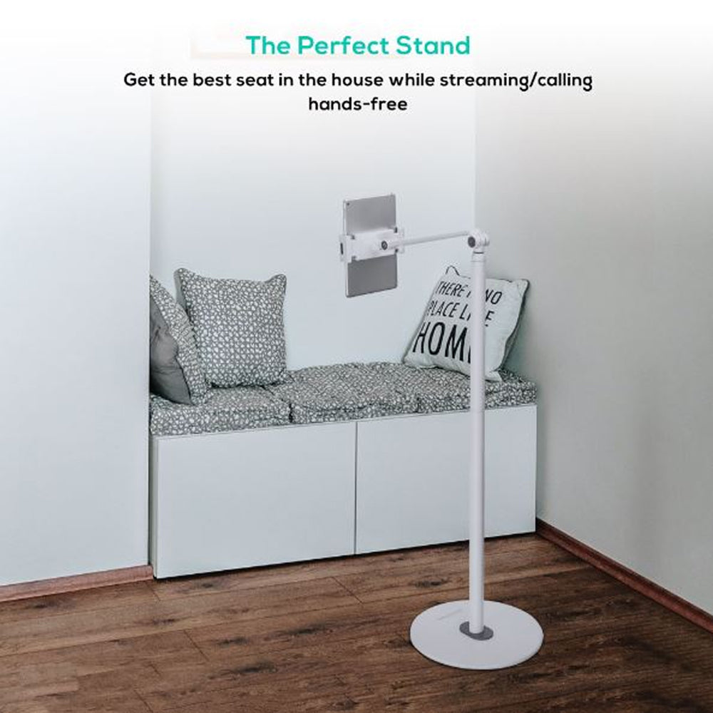 mbeat activiva Universal iPad and Tablet Floor Stand Tall Secure Robust Freestyle Adjustment Aluminium Mobile Display