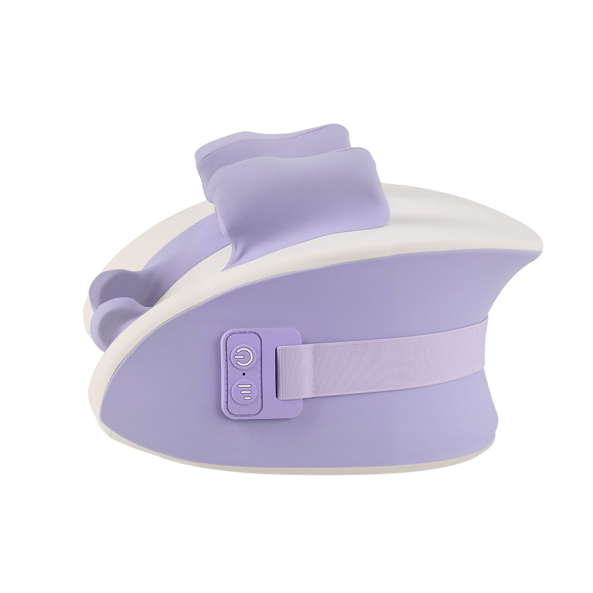 Livemor Neck Shoulder Massage Pillow Heat Cordless 4D Kneading Massager Purple