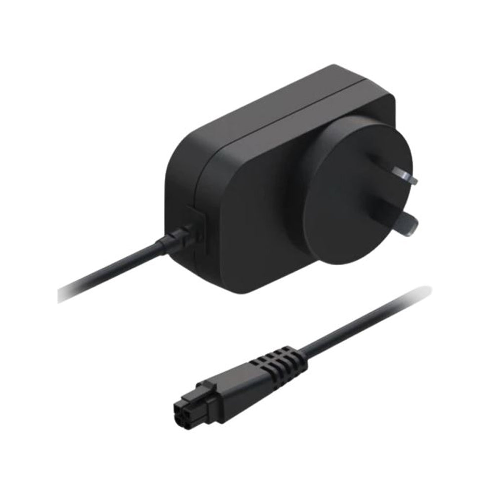 Teltonika AU Power Supply 24W 12V 2A 4-Pin 3mm Pitch Connector 100-240V Input Short Circuit Protection DoE Level VI