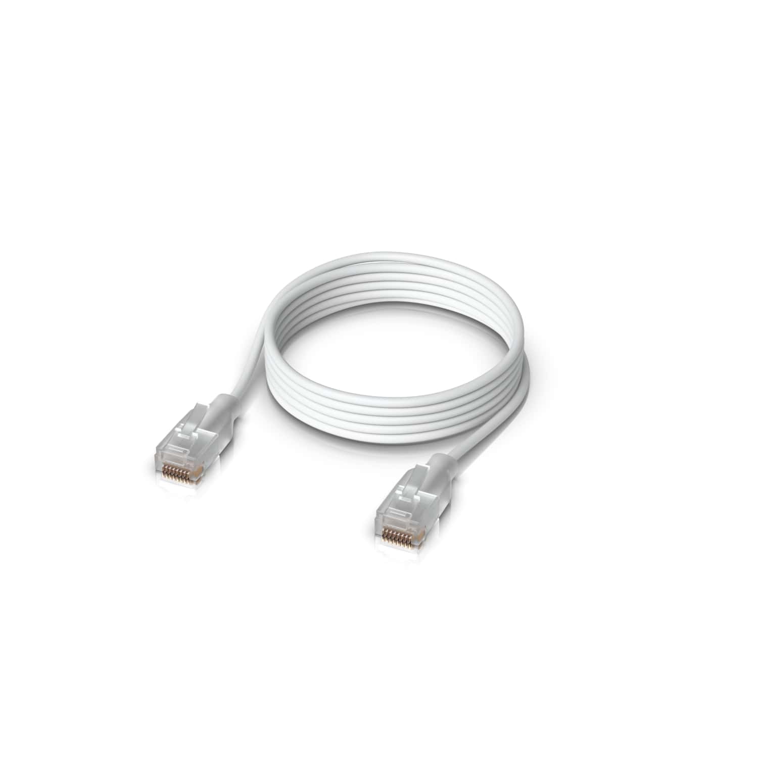 Ubiquiti UniFi Etherlighting Indoor Patch Cable 1 Meter with Translucent Booted RJ45 Connectors Colour White