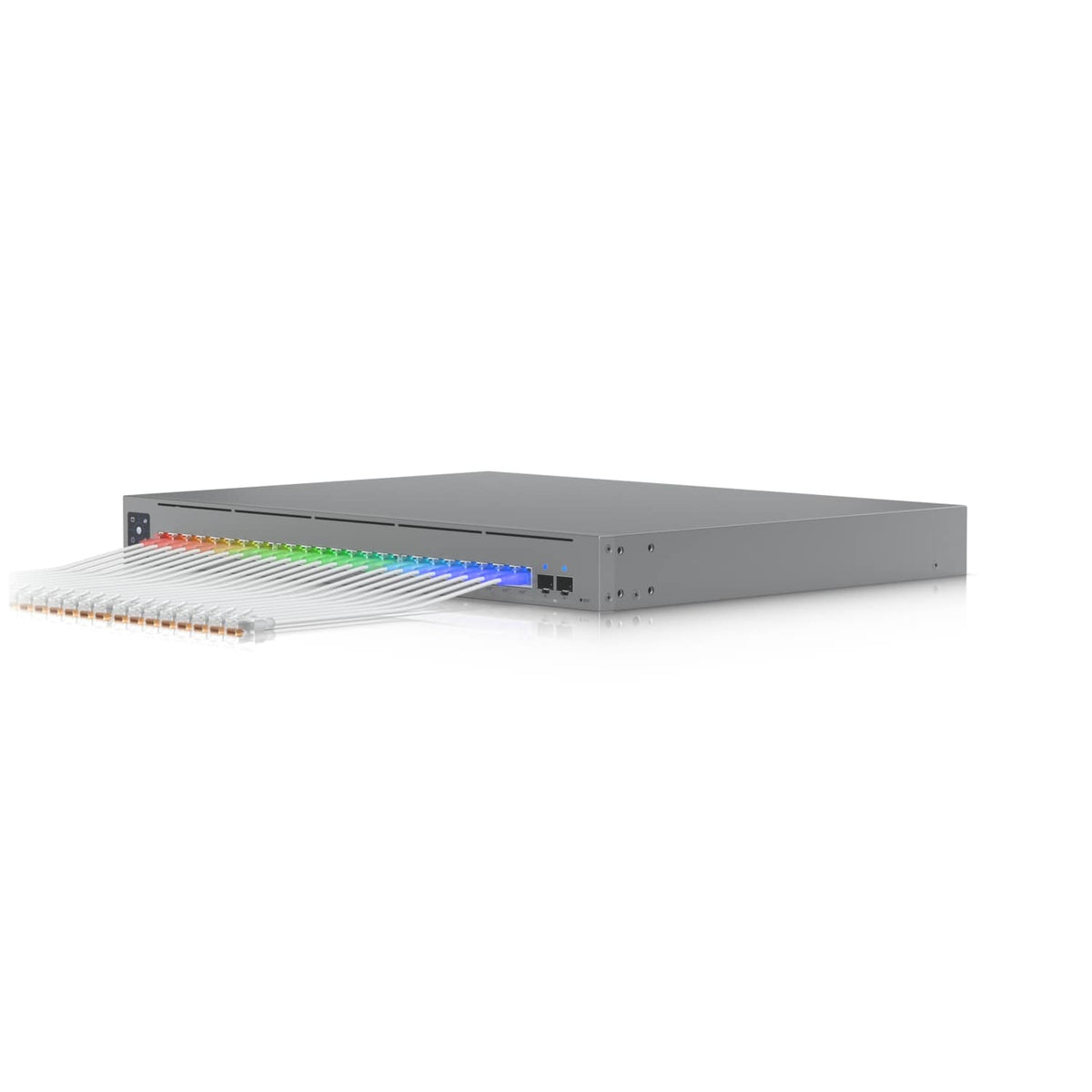 Ubiquiti UniFi Etherlighting Indoor Patch Cable 1 Meter with Translucent Booted RJ45 Connectors Colour White
