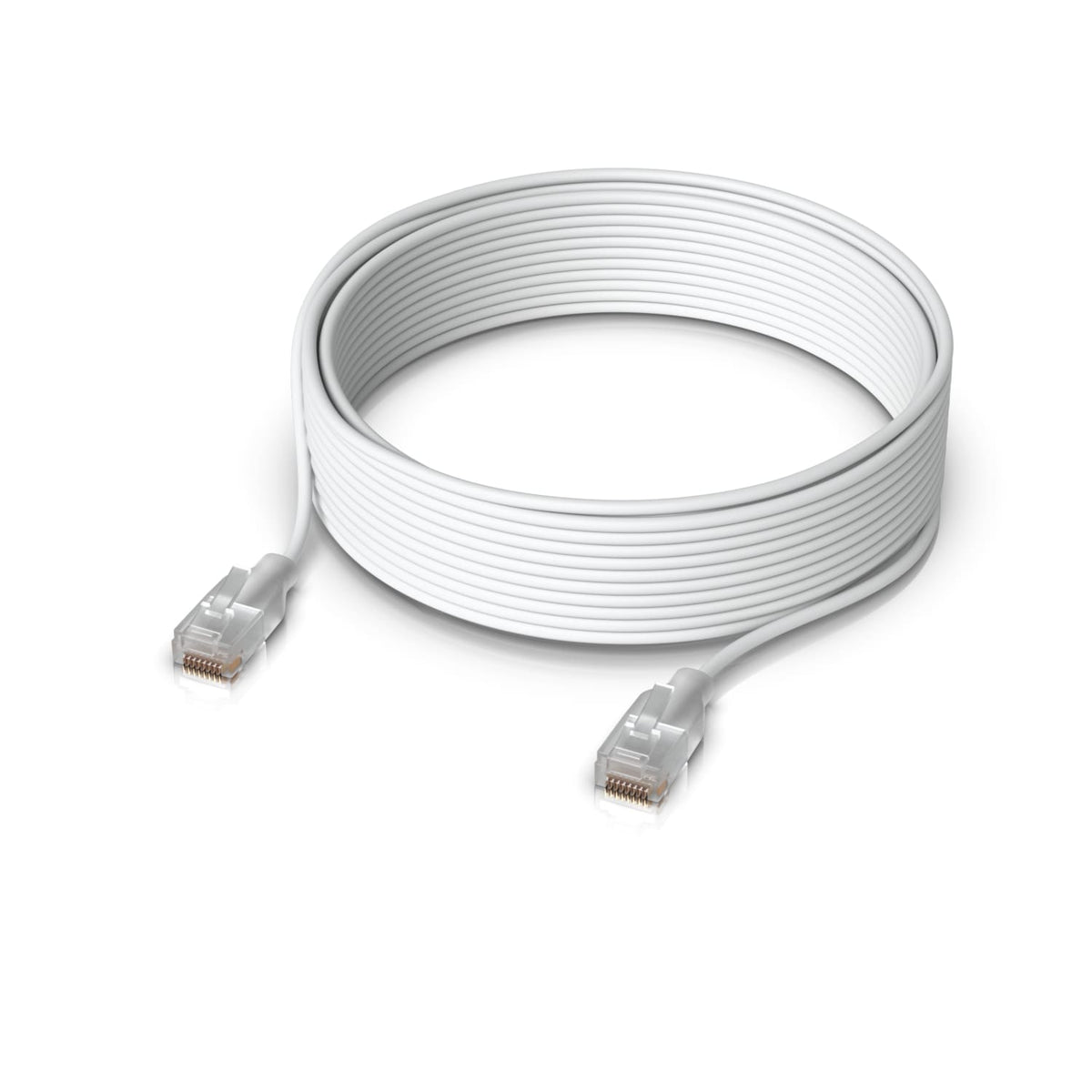 Ubiquiti UniFi Etherlighting Indoor Patch Cable 3 Meter with Translucent Booted RJ45 Connectors Colour White