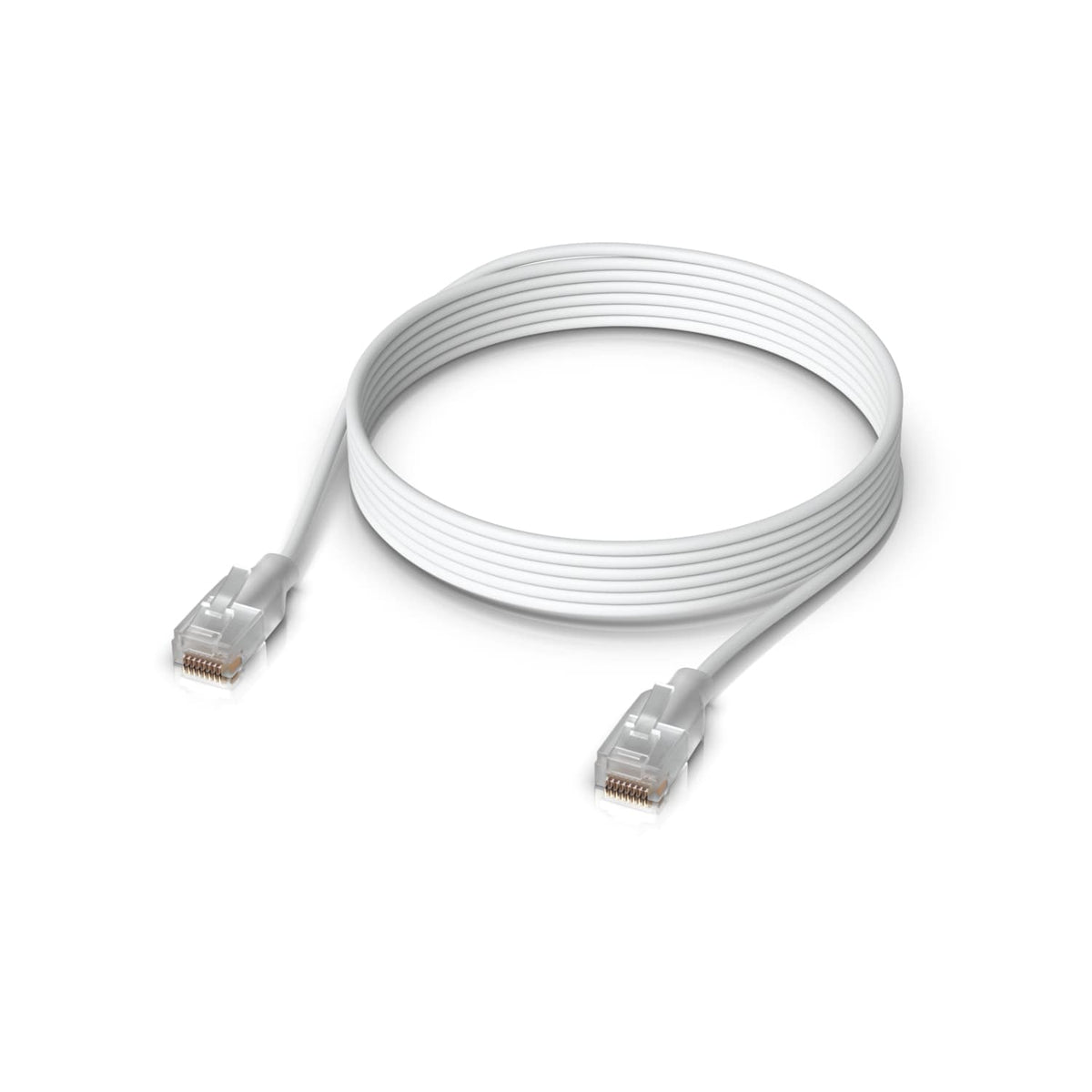 Ubiquiti UniFi Etherlighting Indoor Patch Cable 5 Meter with Translucent Booted RJ45 Connectors Colour White